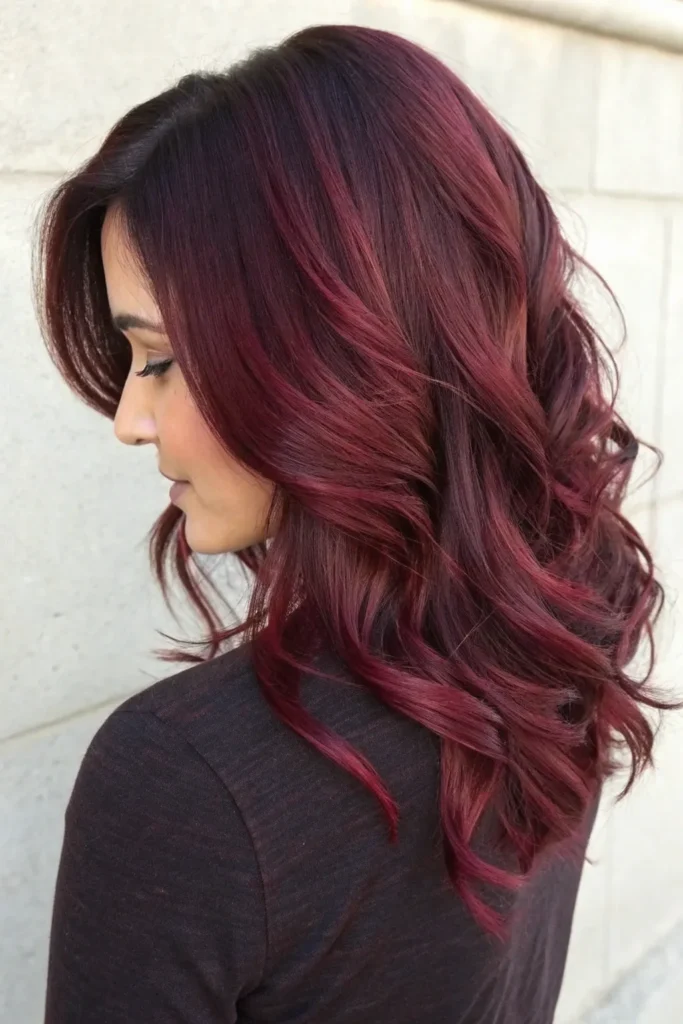 15 Stunning Burgundy Hair Color Ideas That Will Turn Heads 11 DB10