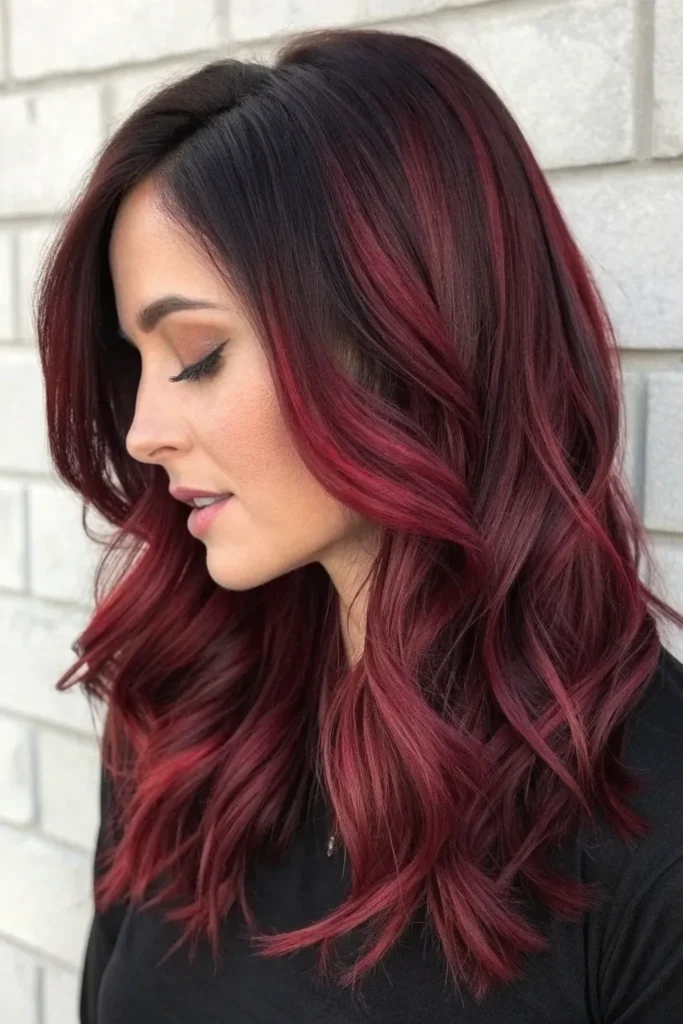 15 Stunning Burgundy Hair Color Ideas That Will Turn Heads 14 DB13