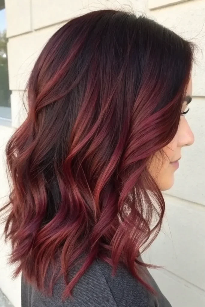 15 Stunning Burgundy Hair Color Ideas That Will Turn Heads 4 DB3