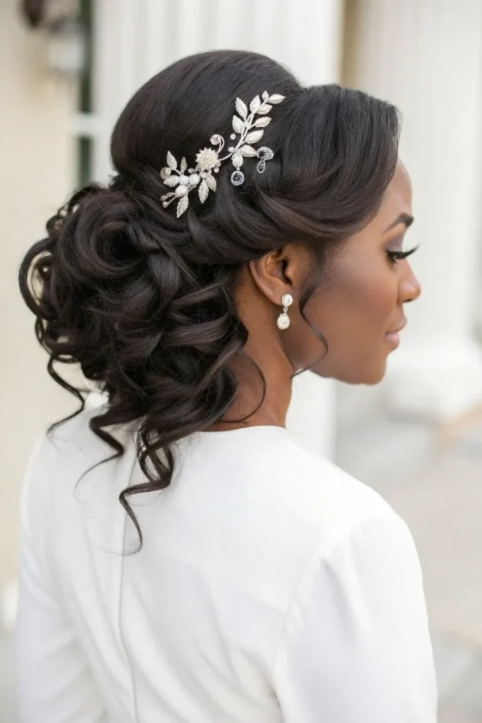 15 Gorgeous Wedding Hairstyles for Black Women 11 EH10
