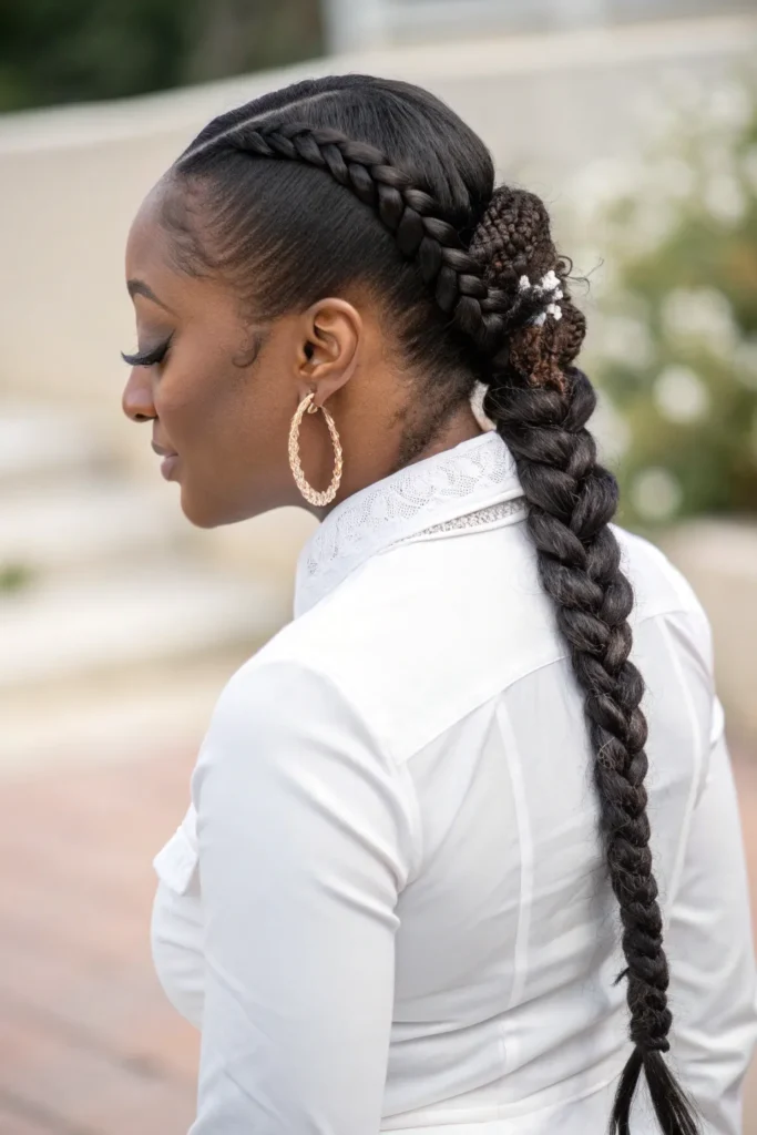 15 Gorgeous Wedding Hairstyles for Black Women 13 EH12