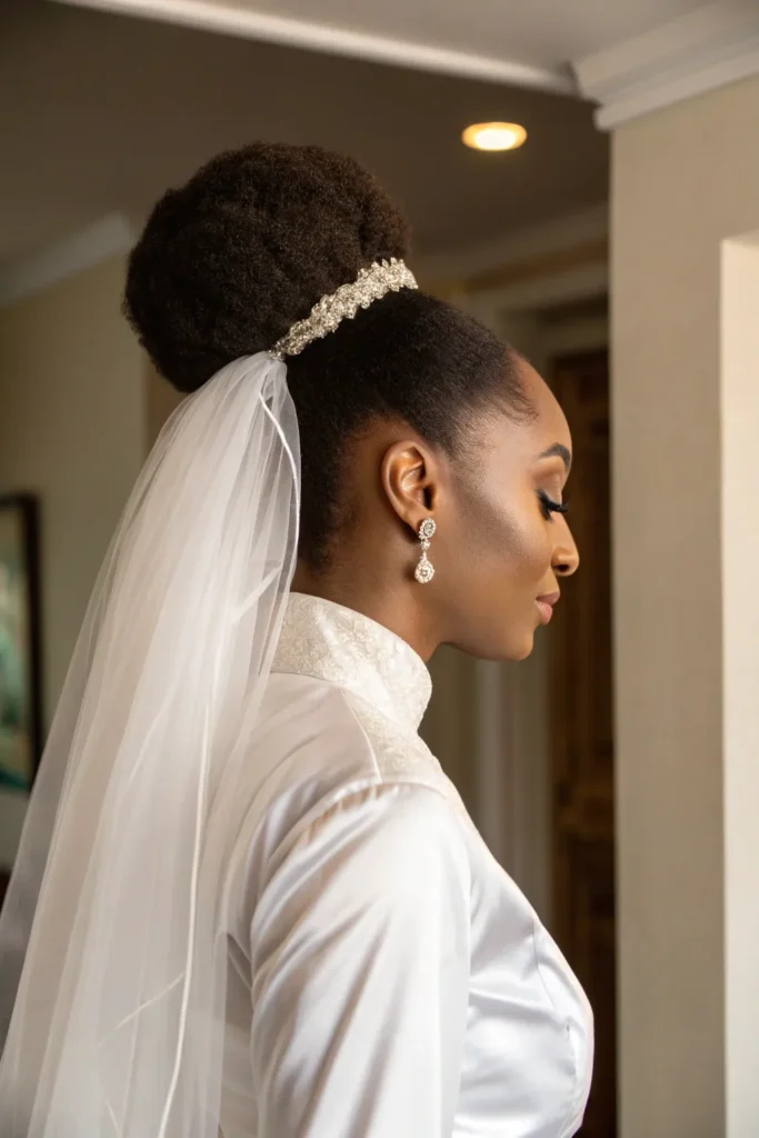 15 Gorgeous Wedding Hairstyles for Black Women 14 EH13