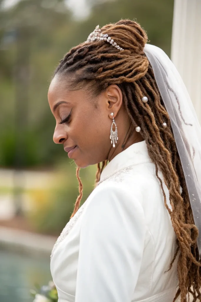 15 Gorgeous Wedding Hairstyles for Black Women 16 EH15