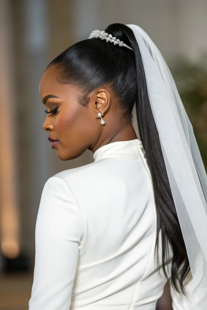 15 Gorgeous Wedding Hairstyles for Black Women 5 EH4