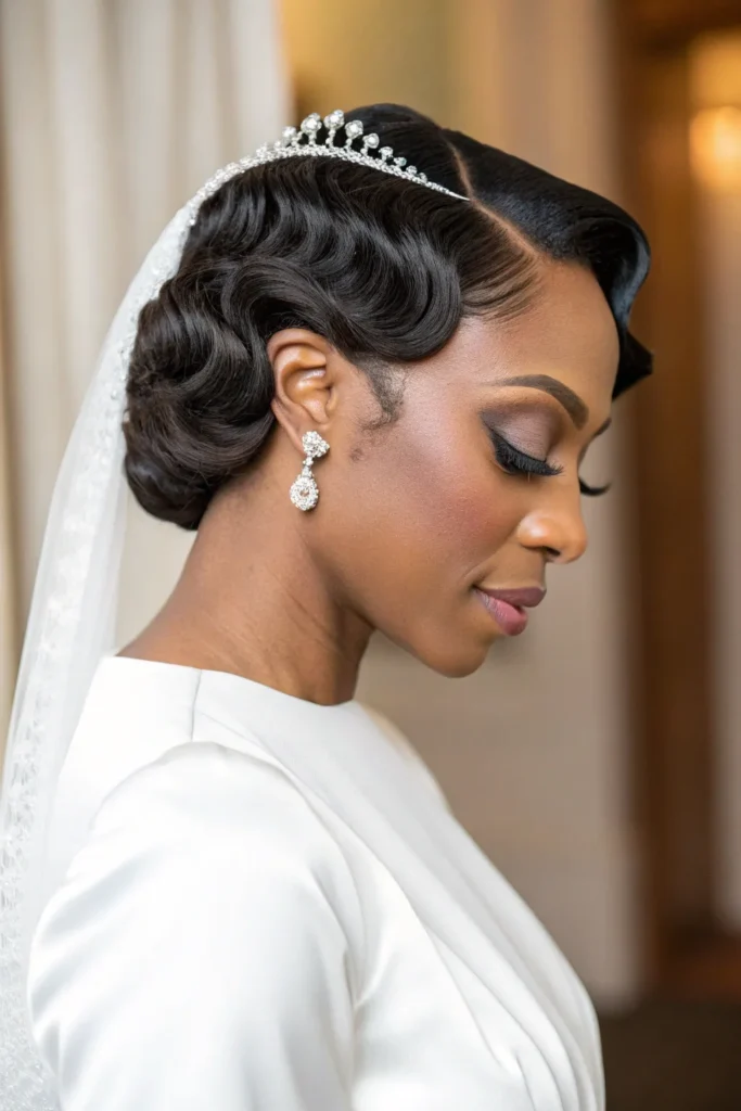 15 Gorgeous Wedding Hairstyles for Black Women 9 EH8