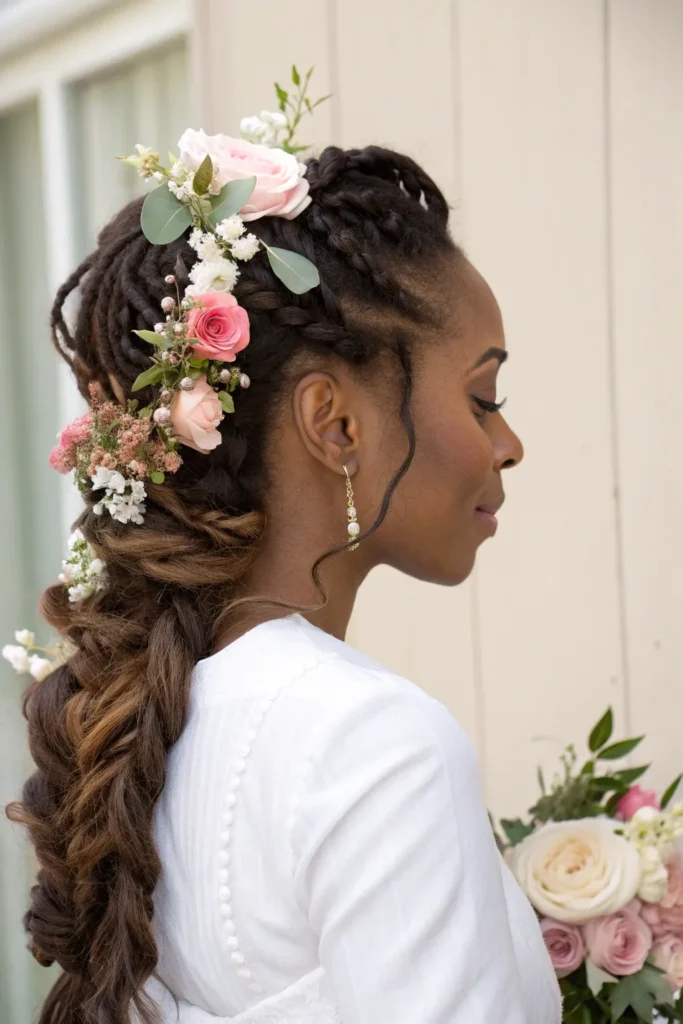 15 Gorgeous Wedding Hairstyles for Black Women 10 EH9