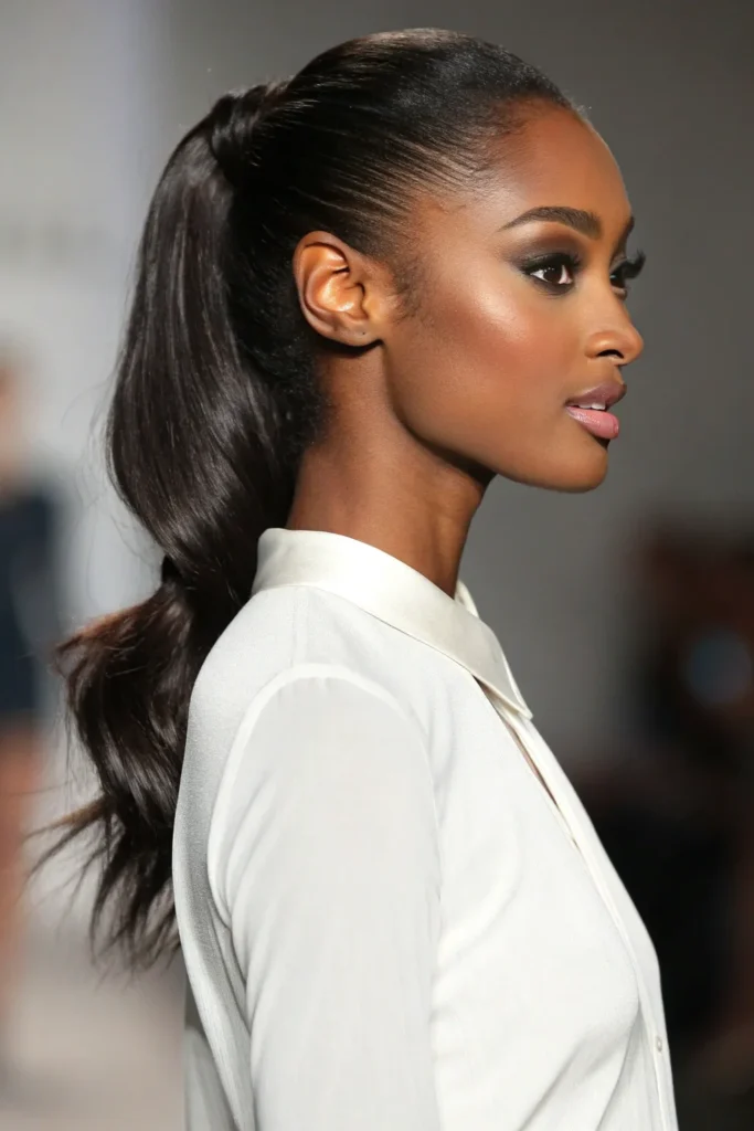 13 Stunning Ponytail Hairstyles for Black Women 10 HP8