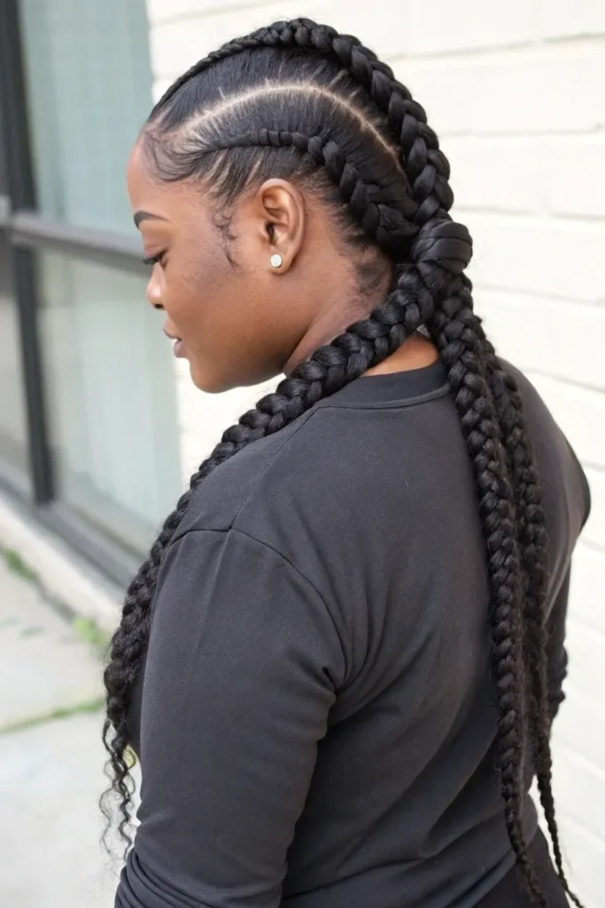 10 Stunning French Braid Hairstyles Every Black Woman Should Try 11 JF10