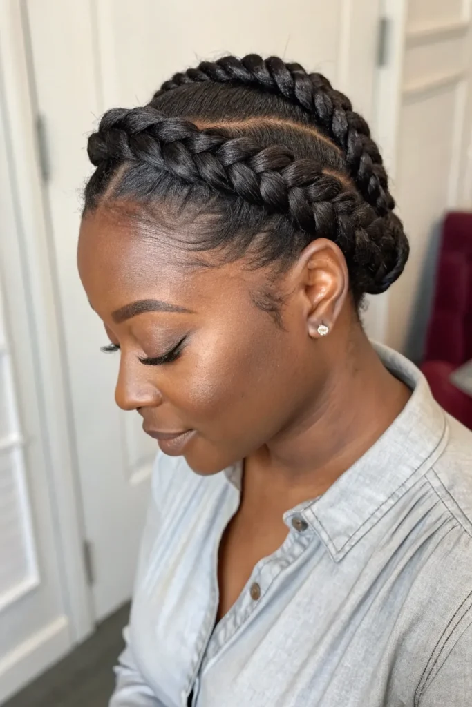 10 Stunning French Braid Hairstyles Every Black Woman Should Try 6 JF5