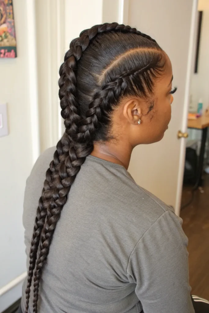 10 Stunning French Braid Hairstyles Every Black Woman Should Try 8 JF7