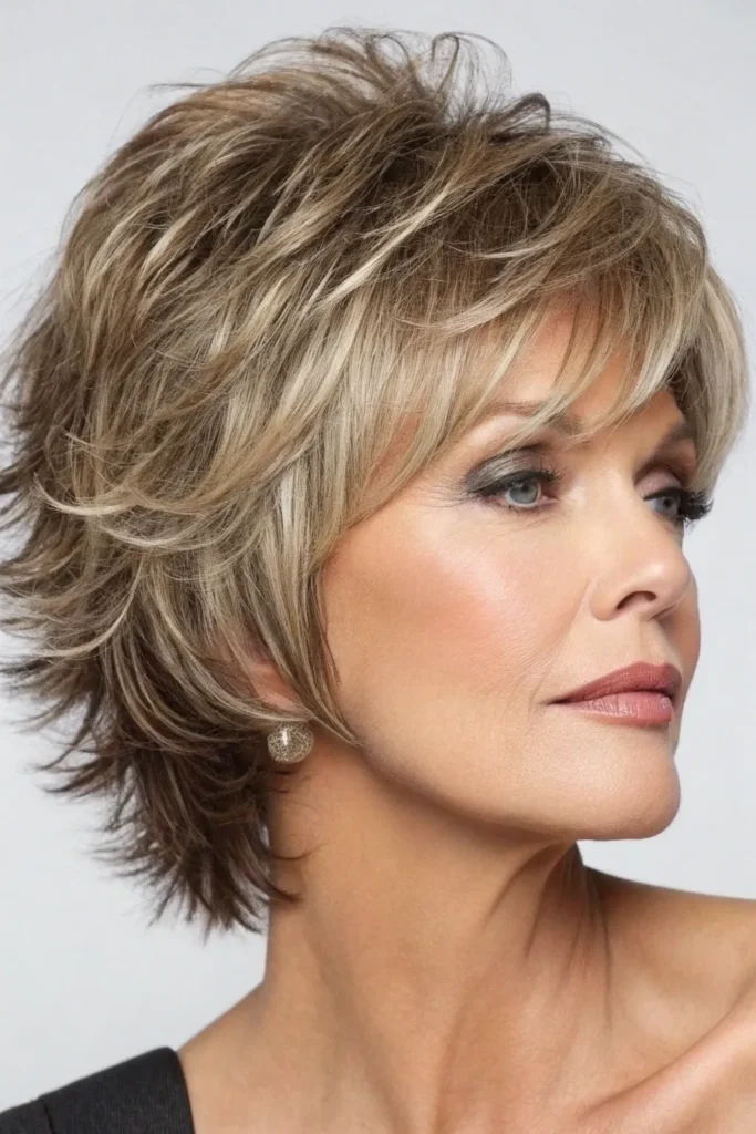 13 Chic Hairstyles for Women Over 50 with Round Faces 13 LS12