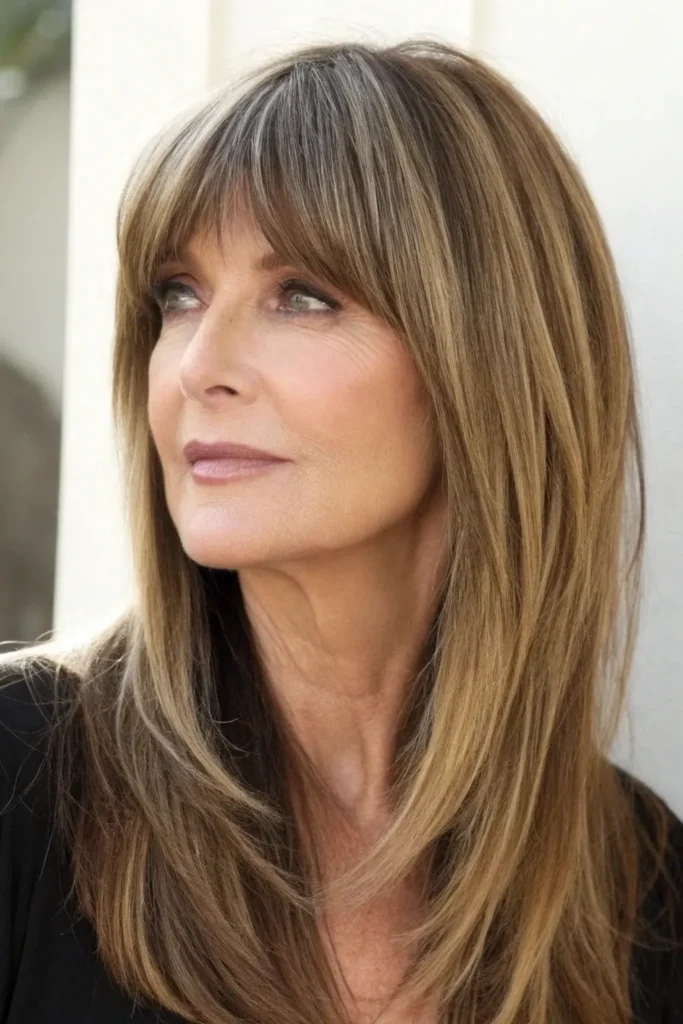13 Chic Hairstyles for Women Over 50 with Round Faces 8 LS7
