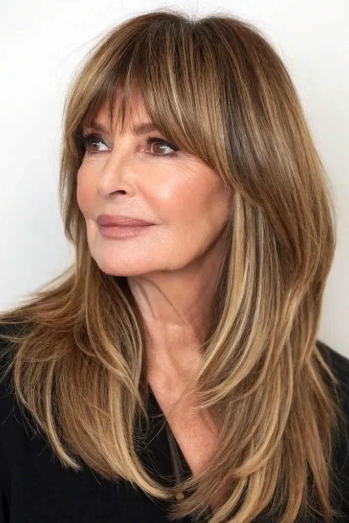 13 Chic Hairstyles for Women Over 50 with Round Faces 10 LS9