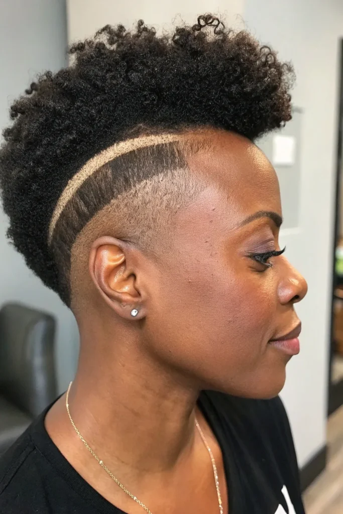 15 Shaved Mohawk Looks for Black Women 2 SM1