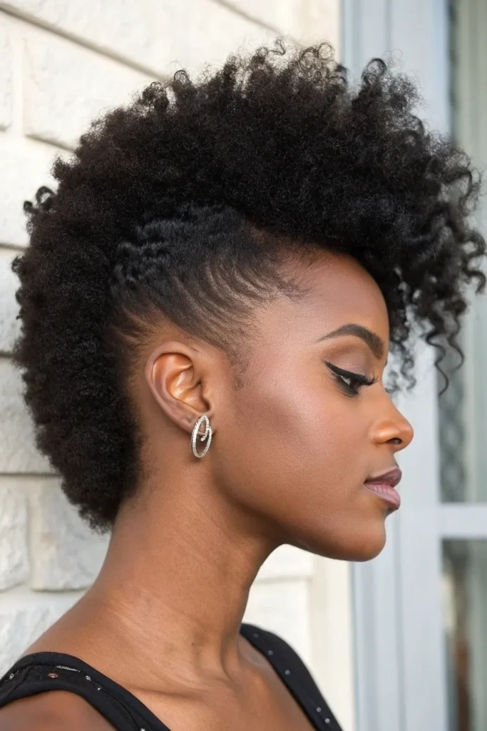 15 Shaved Mohawk Looks for Black Women 11 SM10