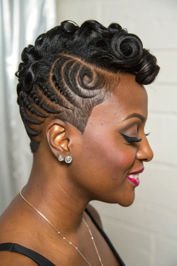 15 Shaved Mohawk Looks for Black Women 12 SM11