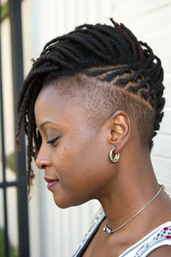 15 Shaved Mohawk Looks for Black Women 13 SM12