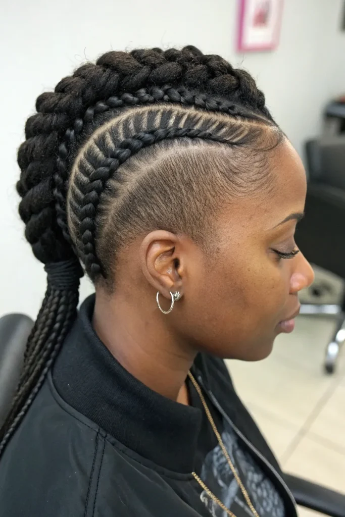 15 Shaved Mohawk Looks for Black Women 15 SM14