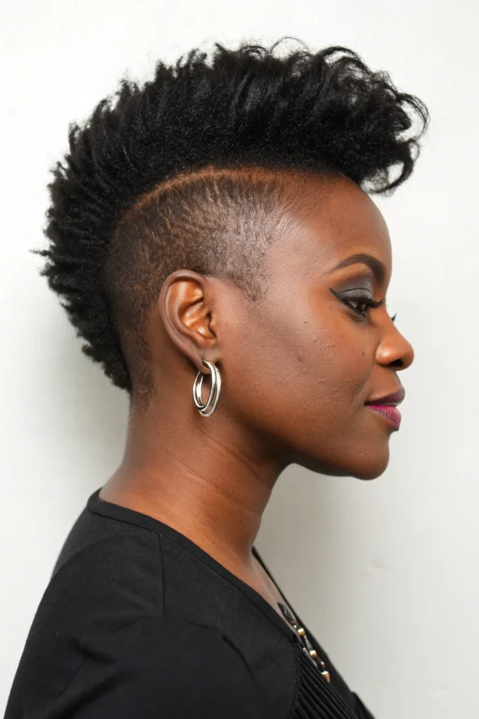 15 Shaved Mohawk Looks for Black Women 16 SM15