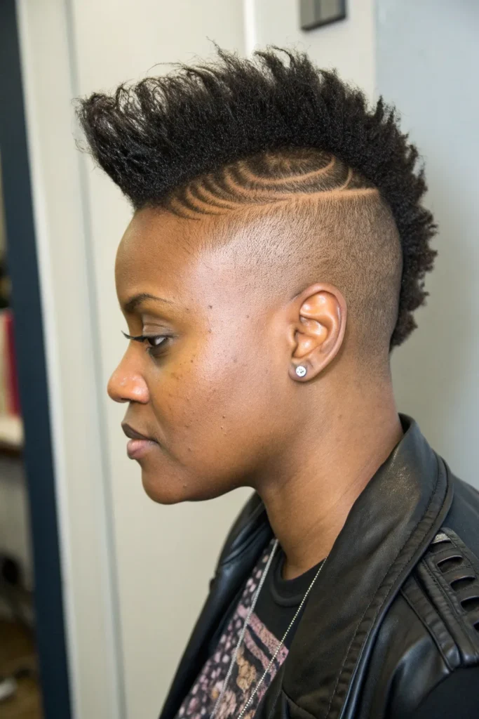15 Shaved Mohawk Looks for Black Women 3 SM2