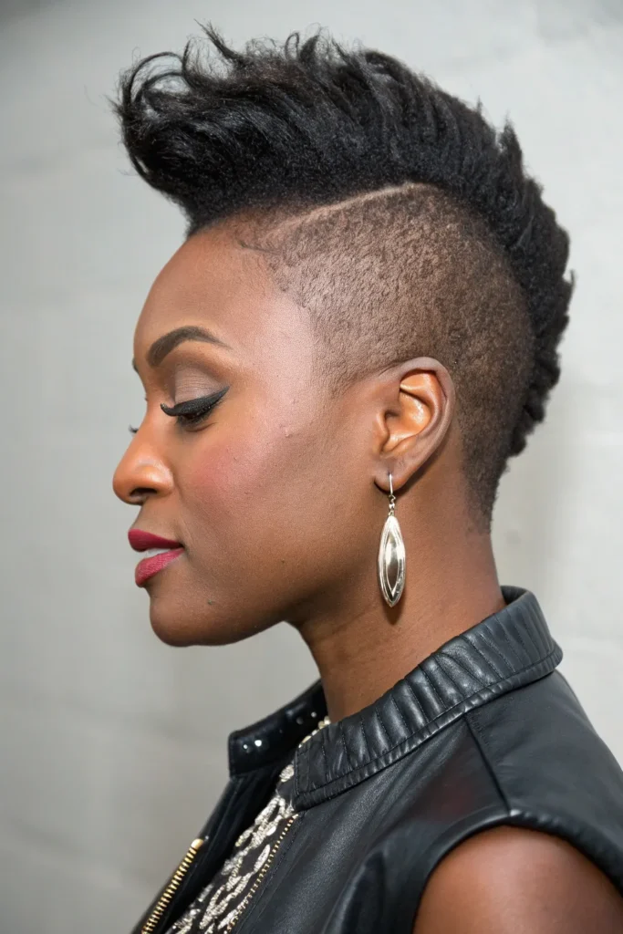 15 Shaved Mohawk Looks for Black Women 6 SM5