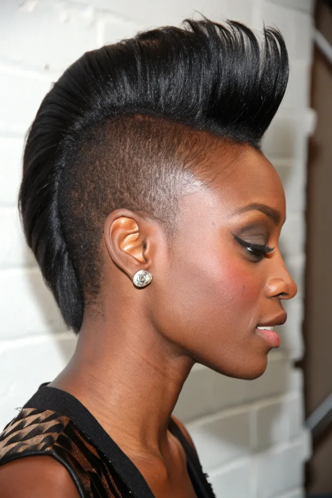 15 Shaved Mohawk Looks for Black Women 9 SM8