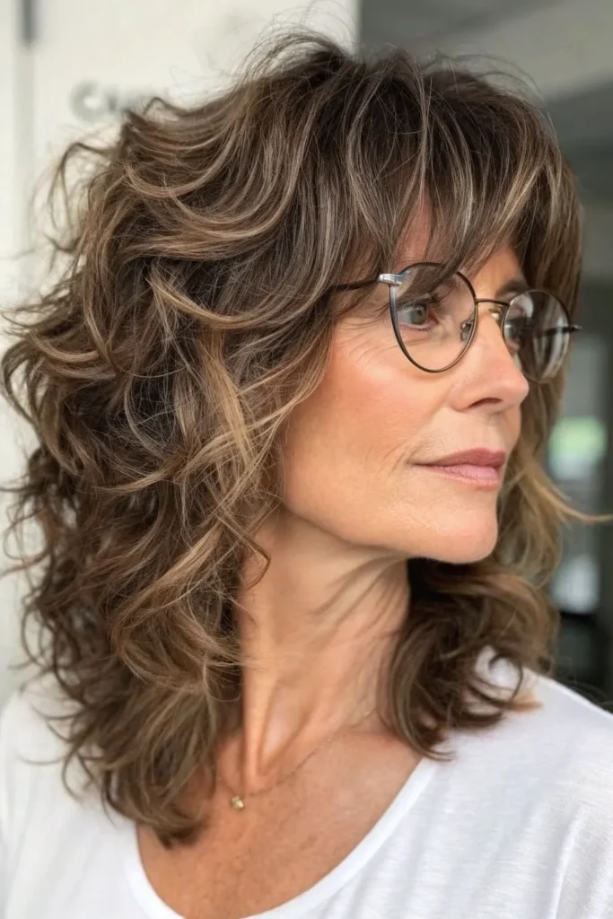 14 Medium Length Hairstyles For Women Over 50 That Look Great With Glasses 4 SP3