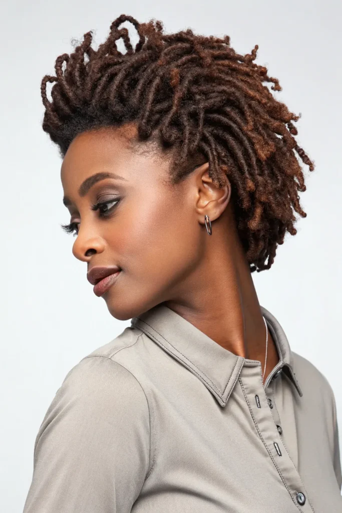 14+ Stunning Short Starter Locs Hairstyles for an Effortless Look 2 ST1