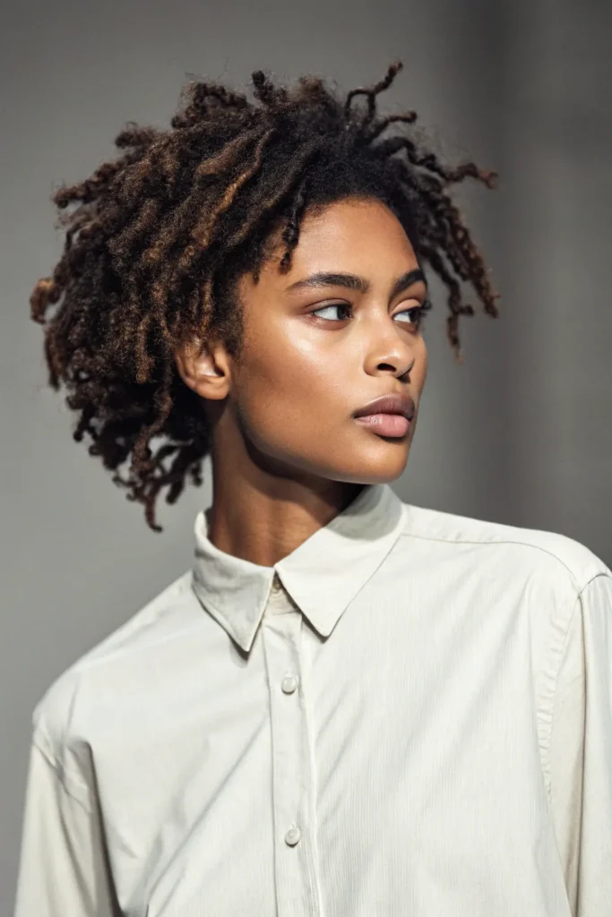 14+ Stunning Short Starter Locs Hairstyles for an Effortless Look 12 ST11