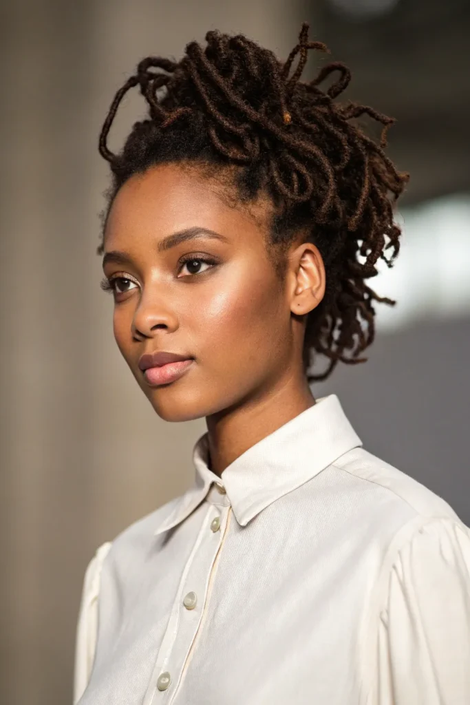 14+ Stunning Short Starter Locs Hairstyles for an Effortless Look 15 ST14