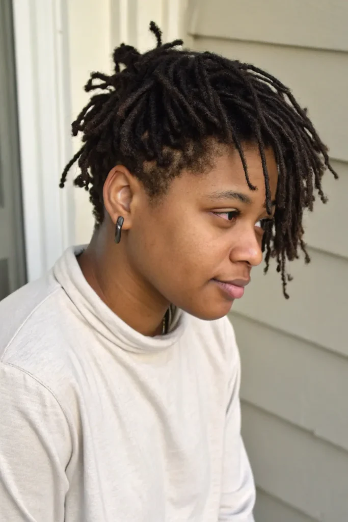 14+ Stunning Short Starter Locs Hairstyles for an Effortless Look 16 ST15