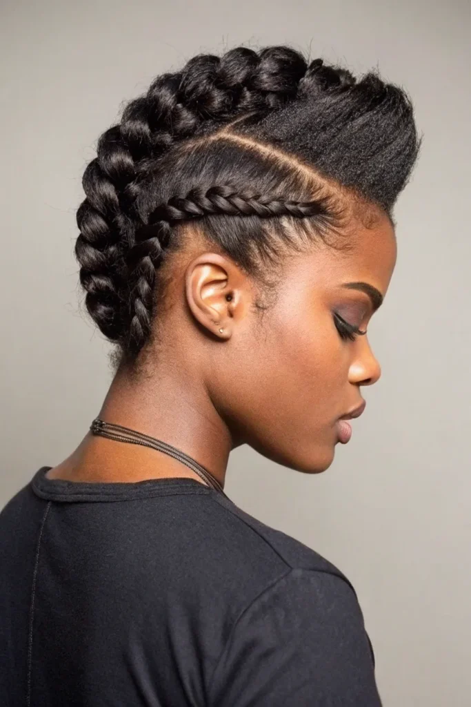 10 Mohawk Hairstyles for Black Women 11 TF10