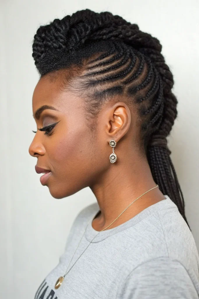 10 Mohawk Hairstyles for Black Women 4 TF3