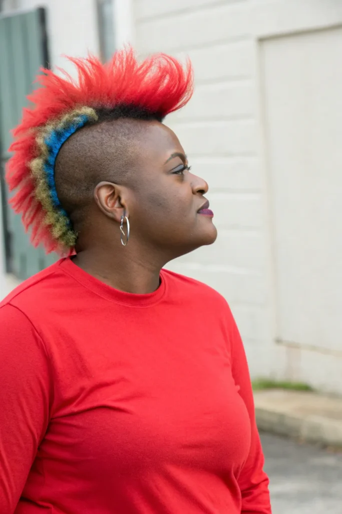 10 Mohawk Hairstyles for Black Women 8 TF7