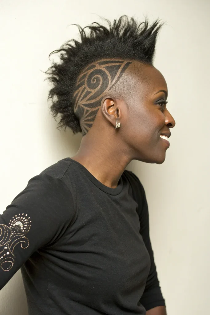 10 Mohawk Hairstyles for Black Women 10 TF9