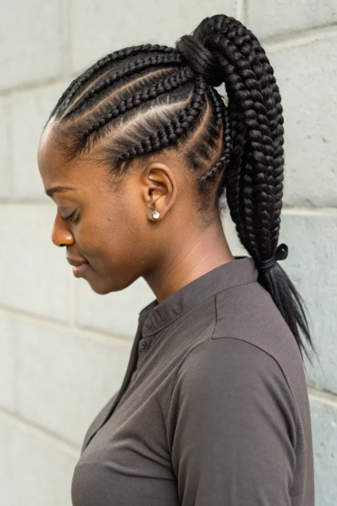 The Art of Braiding: 15 Versatile African Braids Hairstyles 12 VB11