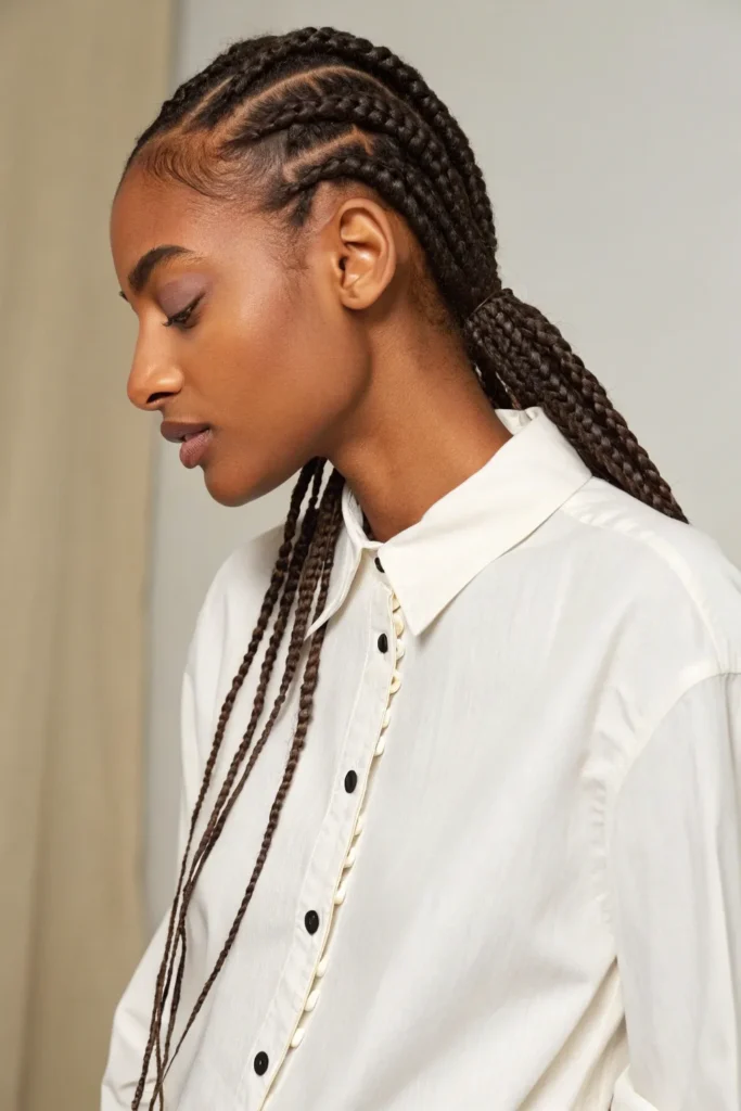 The Art of Braiding: 15 Versatile African Braids Hairstyles 5 VB4