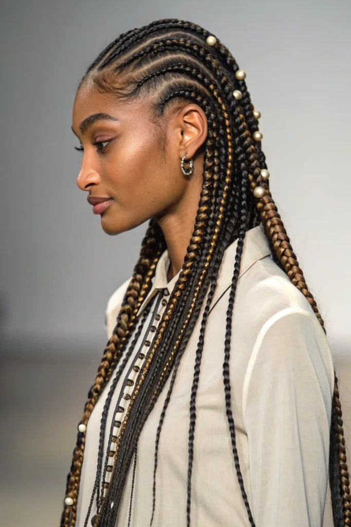 The Art of Braiding: 15 Versatile African Braids Hairstyles 7 VB6