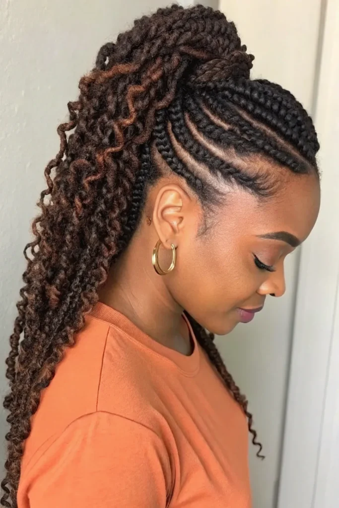 The Art of Braiding: 15 Versatile African Braids Hairstyles 8 VB7