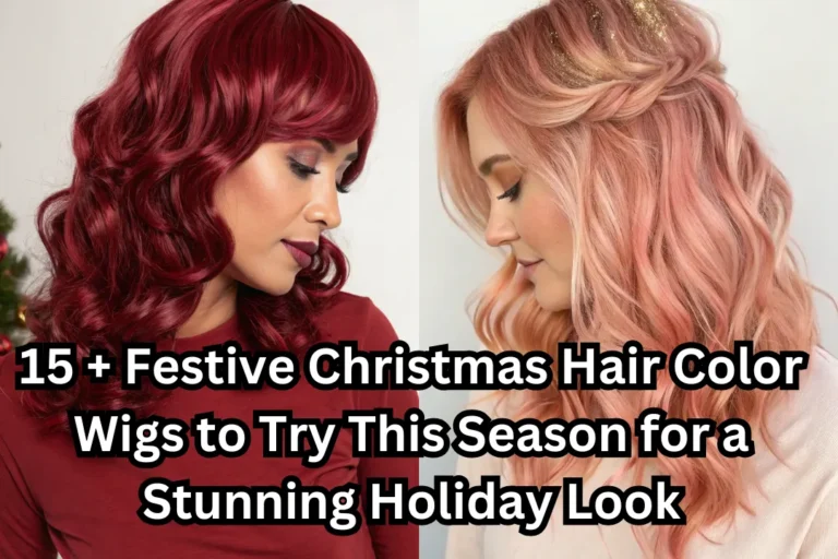 15 Festive Christmas Hair Color Wigs to Try This Season for a Stunning Holiday Look 18 15 Festive Christmas Hair Color Wigs to Try This Season for a Stunning Holiday Look