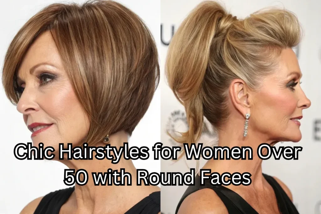 13 Chic Hairstyles for Women Over 50 with Round Faces 1 feature 4 1